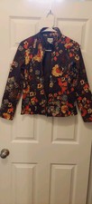 Chico's Women's Multicolor Long Sleeve Zip Lightweight Jacket Sz Chico's 0 Pkts