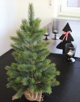 Artplants Kunst Tannenbaum Kolyma Im Jutesack, 50Cm