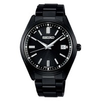 Seiko Selection SBTM325 Solar Funkuhr Komplett Schwarz Herren Japan Y863669
