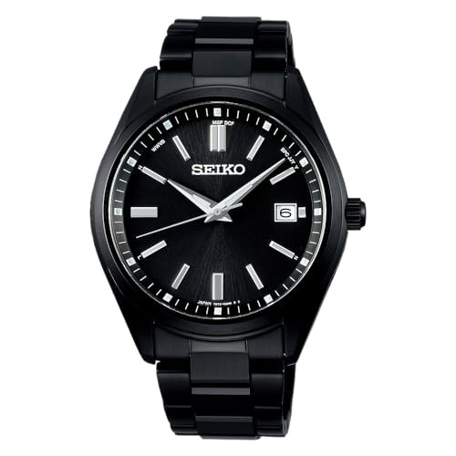 Seiko Selection SBTM325 Solar Funkuhr Komplett Schwarz Herren Japan Y863669-image