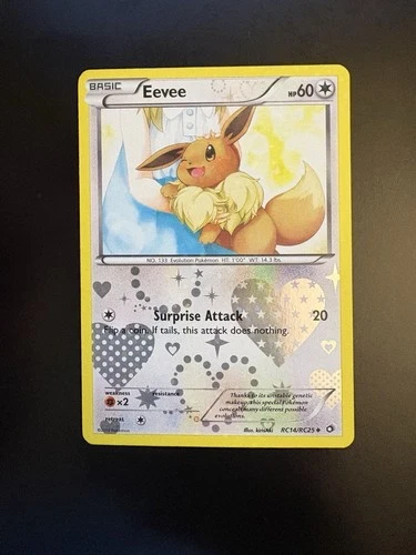 Eevee RC14/RC25 Legendary Treasures: Radiant Collection Holo