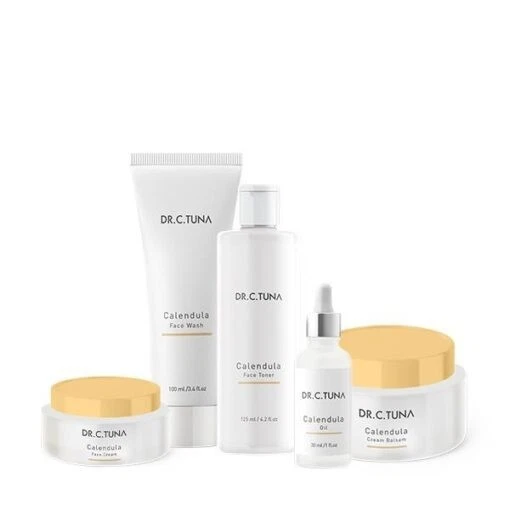 FARMASI DR. C TUNA CALENDULA SERIES SKIN CARE 5 PIECE SET GENUINE NEW!!!