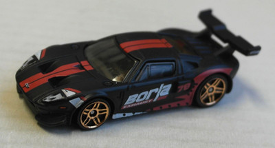 Hot Wheels Ford GT LM mattschwarz rote Streifen Borla HW Sportwagen Mattel Auto