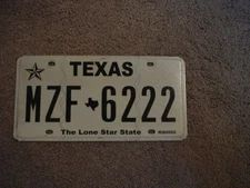 TEXAS LONESTAR        *   LICENSE PLATE BUY ALL STATES HERE FREE SHIPPING
