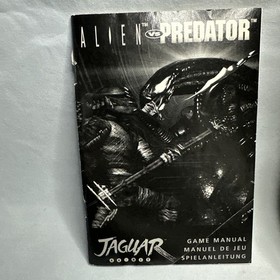 Alien vs Predator &ndash; Atari Jaguar &ndash; 1994 &ndash; Boxed w/ Manual & Overlays
