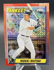 2025 Topps Update Series Chrome Hideki Matsui Mojo Refractor #U90C-23 Yankees