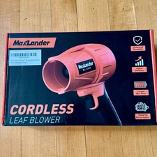 Leaf Blower, Cordless, Handheld, with Battery and Charger, Never Used/New in Box