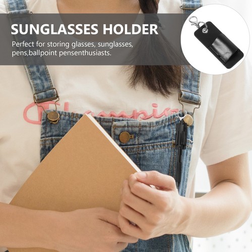 Funda para gafas con soporte para bolígrafo para gafas de sol - Imagen 4 de 12