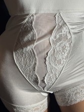 VTG High waist Shorts Leg satin shaper panties girdle shapewear pin-up glam