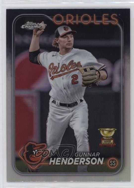 2024 Topps Chrome Refractor Gunnar Henderson #36 12fl
