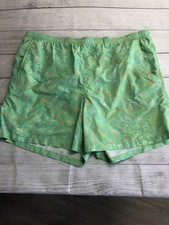 Columbia PFG Shorts Mens 2XL Green Mesh Lined Fishing Swim Trunks Outdoors