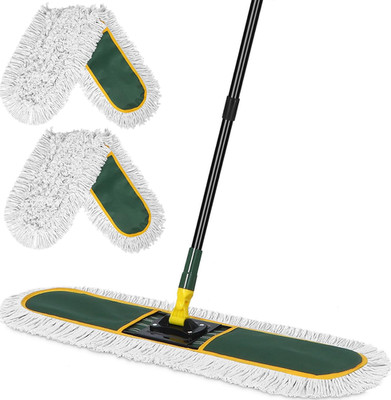 Commercial Dust Mop 36 Inch Industrial Floor Sweeper with Replacement Pads
