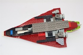 Star Wars Lego Obi Wan Star Fighter 7143 - no Instructions - 
