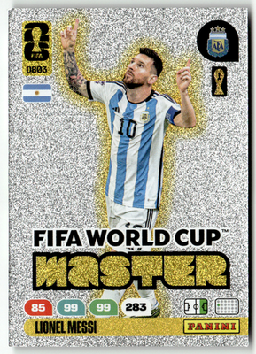 Panini FIFA World Cup Adrenalyn 2026 DB03 Lionel Messi Rookie