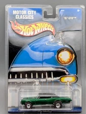 Hot Wheels 2002 Motor City Classics '67 GTO Green w/ Redline Real Riders