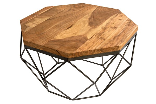 Couchtisch 70Cm Holz Design Tisch Modern Wohnzimmer Jetzt Kaufen-image