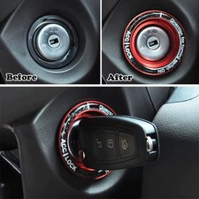 Ignition Key Hole Ring Cover Metal Trim Sticker Focus MK2 MK3 Kuga