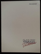 Victor/ Victoria Screening Program 1982 Blake Edwards & Julie Andrews, rare!