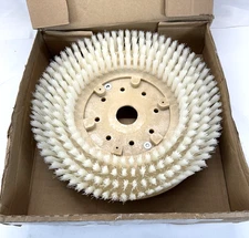 13-421N 13" Nylon Rotary Scrub Brush for LVT, Soft White