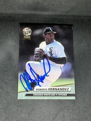 Roberto Hernandez 1992 Fleer Ultra #336 Chicago White Sox Auto