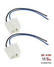 Universal Electric Cooling Fan 2 Terminal Pigtail Plug Automotive Replacement