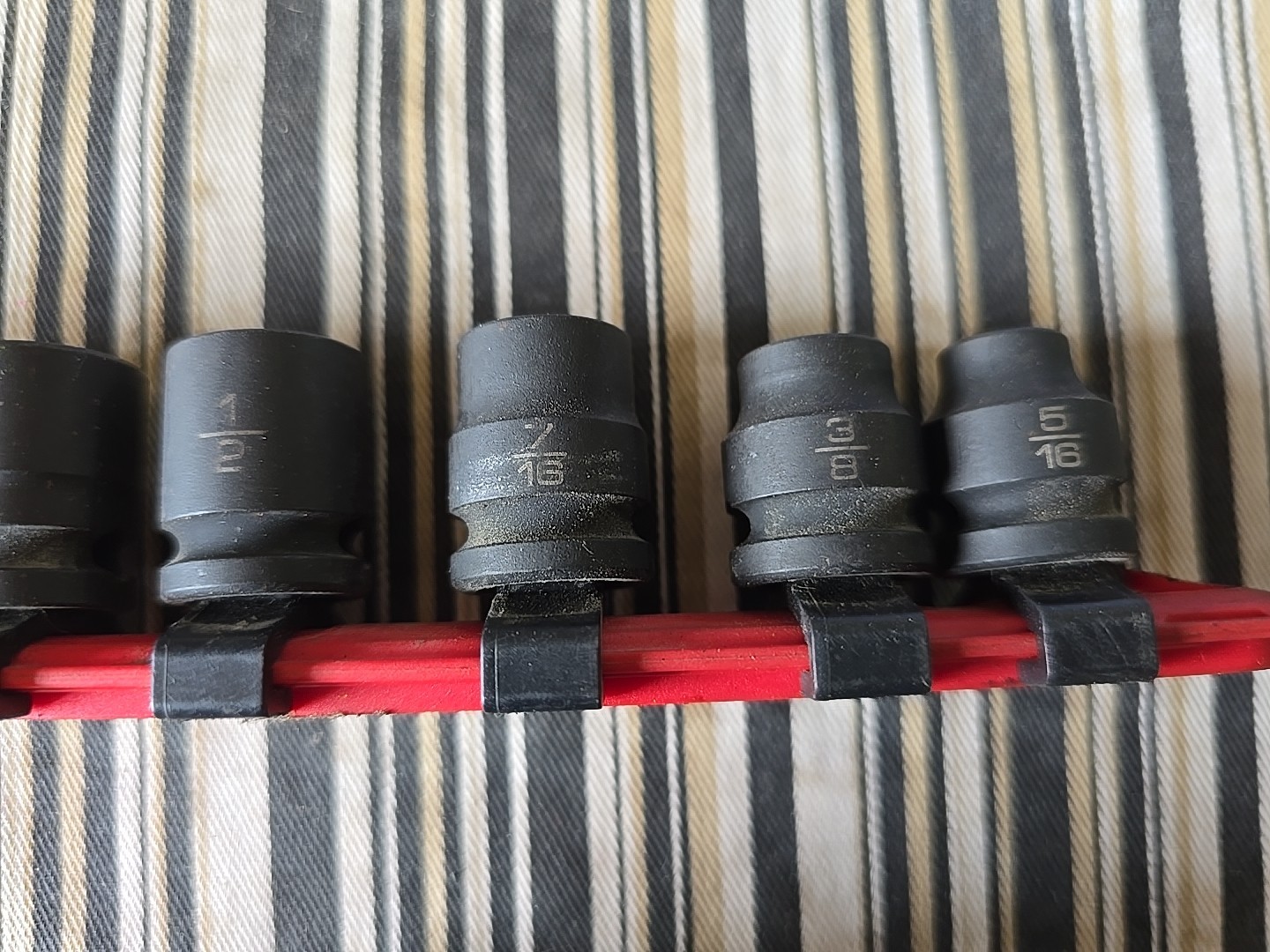 Matco Tools Shallow ADV Impact Socket Set 5/16-3/4 (USED) 8pc