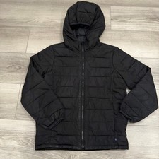 Gap Kids Recycled Lightweight Water Resistant Cold Control Puffer Jacket Black M