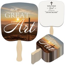 25 Pcs Christian Hand Fans - Bible Verse Church Gifts for Easter, Prayer Events,