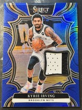 2024-25 NBA Select Kyrie Irving Game Used Patch Card Blue /75 SP BROOKLYN NETS