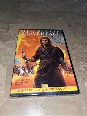 Braveheart DVD 2000 Widescreen Edition Mel Gibson New Sealed