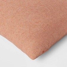 2pk Reversible Woven Cotton/Polyester Square Throw Pillow Covers Rust - Room Ess
