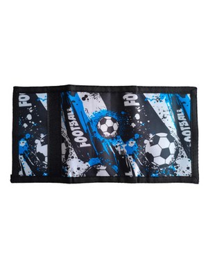 Kinder-Geldbörse Fußball Design Schmal Mehrfachfaltbar für Jungen
