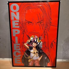 One Piece B2 Poster Shanks Luffy RED