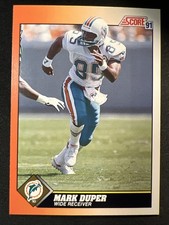 1991 Fleer: NFL #430 Mark Duper/Dolphins/WR 🏈🐷🏈