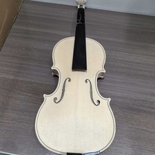 Guarneri Unvarnished Handmade 4/4 Violin Fine Flamed Italian Spurce Good Sound