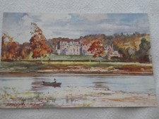 Vintage Artist Card; Abbotsford, West Susex (3667) UNUSED - Shows Row Boat