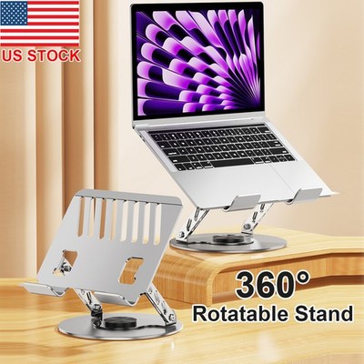 Adjustable Foldable Laptop Stand Aluminum Notebook Riser Computer Holder Desk