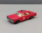Vintage Matchbox Lesney #55 59 Ford Galaxie Fire Chief