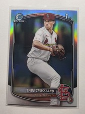 2025 Bowman Chrome 1st Refractor BDC-183 Cade Crossland Cardinals
