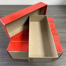 REBOXX Economy Red Boxes 7.5" X 3" X 1.5" Inside Dimensions (6 Pack) NEW!!!