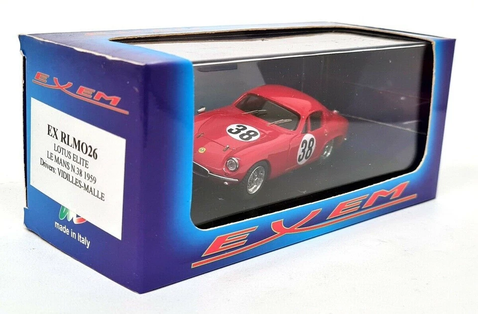 Coche modelo Exem 1/43 Lotus Elite Le Mans #38 1959 Vidilles/Malle resina Foto 2 de 4