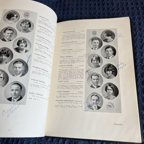CALIFORNIA SURF Lorrin Whitey Harrison Signed Surfing History 1929 Yearbook - Picture 11 of 12