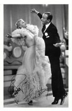 FRED ASTAIRE & GINGER ROGERS AUTOGRAPH SIGNED PHOTO POSTER