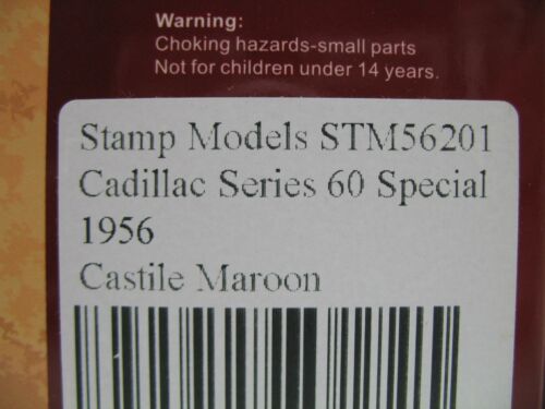 Stamp Models Car STM56201: 1956 Cadillac Series 60 Special, MIB - Picture 10 of 11