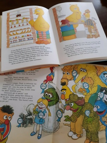2 Sesame Street Books -I Can Count to 10 and Back and The Sesame Street Pet Show - Picture 8 of 9