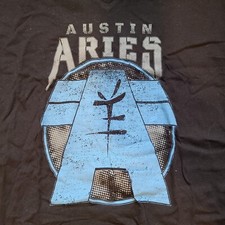 Austin Aries Ambition and Vision Women's Small V-Neck T-Shirt NXT WWE ROH AEW
