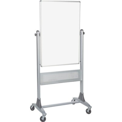 Best Rite Platinum Mobile Reversible Markerboard (40 x 30'', Porcelain)
