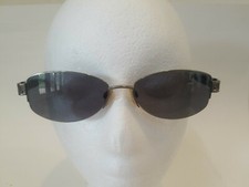 Jessica McClintock Sunglasses - Black w Rhinestones - Oval Metal Frame JMC 526