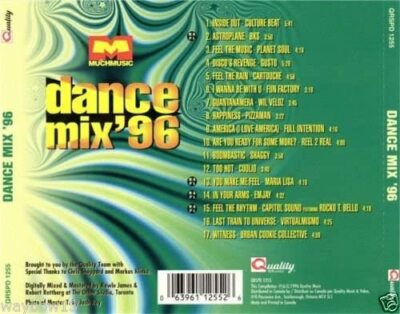 Muchmusic Dance Mix '96 | eBay