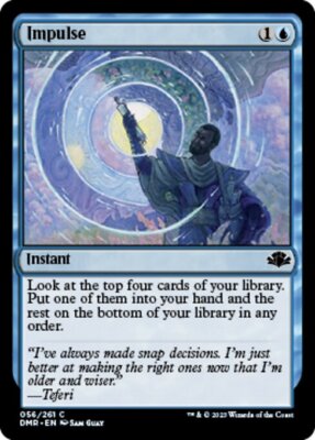 IMPULSE x4 mtg NM-M Dominaria Remastered 4 Common